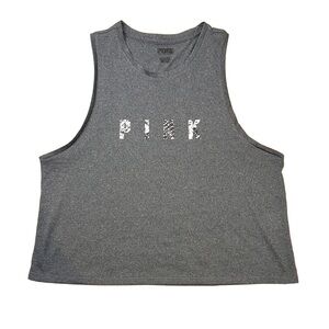 PINK Victoria’s Secret | Logo Cropped Tank Top | Athleisure